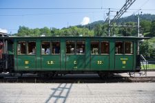 Der älteste Personenwagen der Rhätischen Bahn