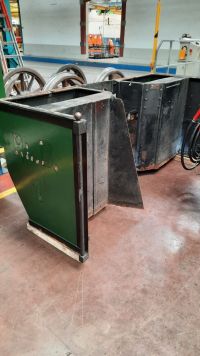 Köhlekästen, resp. untere Rückwand der Lok