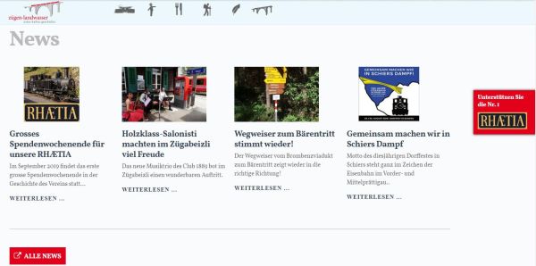 PrintScreen Interessengemeinschaft Zügen - Landwasser