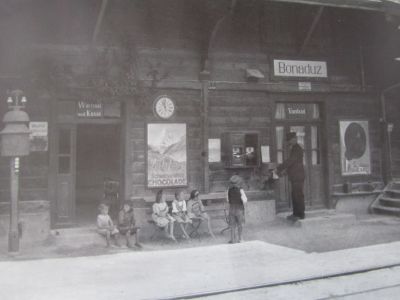 Stimmungsbild Bahnhof Bonaduz