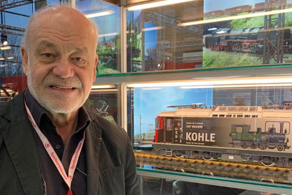 Hagen von Ortloff mit der «Kohlen-Lok»